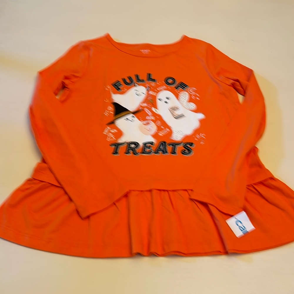 Carters kids Halloween top- NWT - Full of Treats size 12